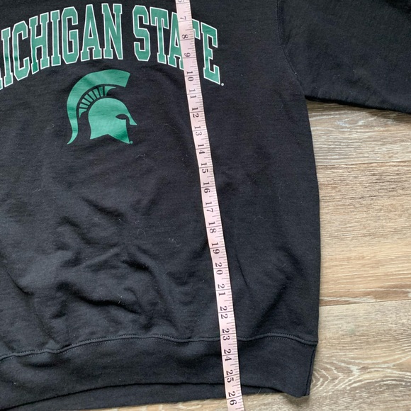 Champion Black Michigan State Crewneck Sweatshirt M - Picture 6 of 6